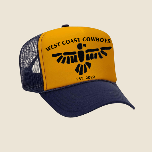 American Eagle Trucker - Navy/Yellow